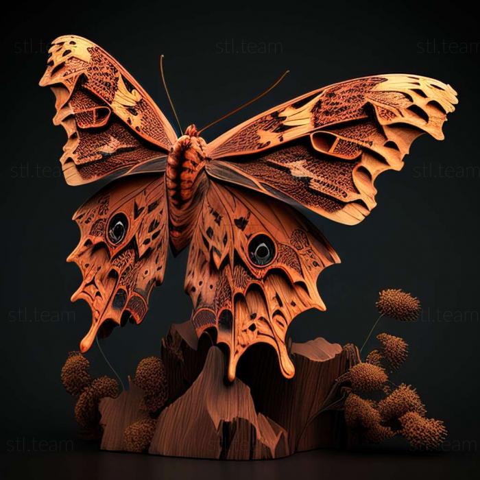 3D model Polygonia faunus (STL)